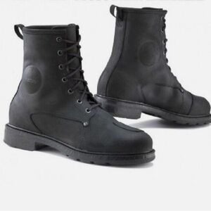 TCX Waterproof Motorcycle Boots Black leather